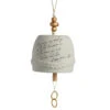 Demdaco Wedding Inspired Bell 2 Demdaco Wedding Inspired Bell -Home Improvement Store WhiteGold Ceramic Bell Decoration 1005000533 01