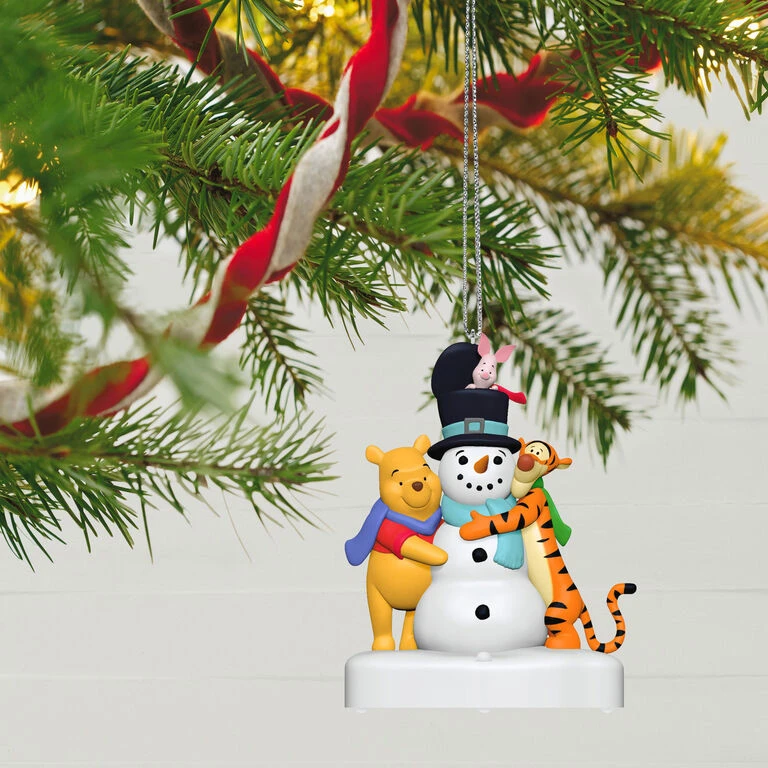 Hallmark Disney Winnie The Pooh A Happy Holiday Hug Musical Ornament 4 Hallmark Disney Winnie The Pooh A Happy Holiday Hug Musical Ornament - Image 2