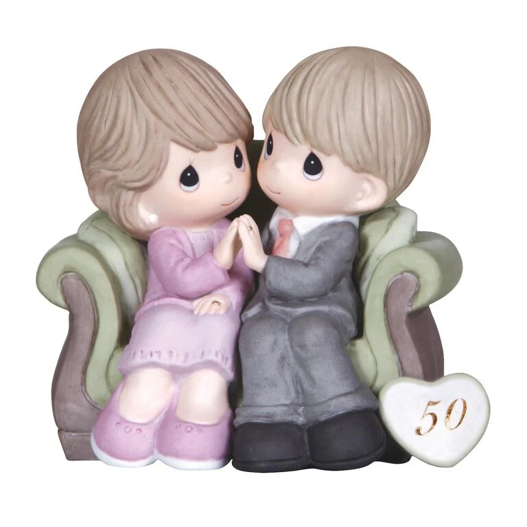 Precious Moments Through The Years 50th Anniversary Figurine 3 Precious Moments Through The Years 50th Anniversary Figurine