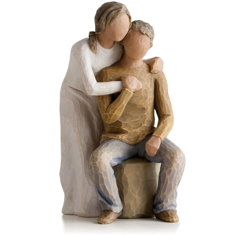 Willow Tree® You And Me Couple Love Figurine (darker Hair And Skin Tone) 3 Willow Tree® You And Me Couple Love Figurine (darker Hair And Skin Tone)